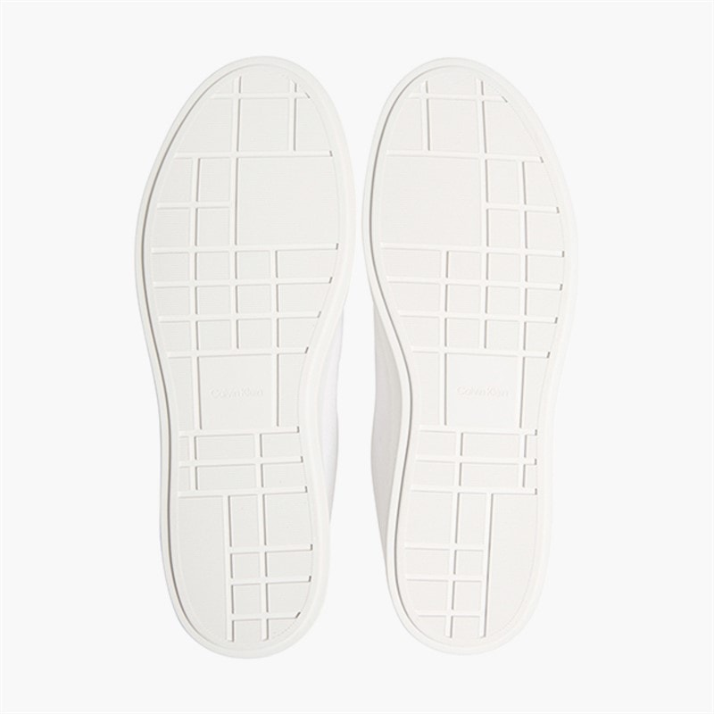 Calvin Klein Herre lave profil cupsole træningssko Bright White/Oatmeal - Billede 2