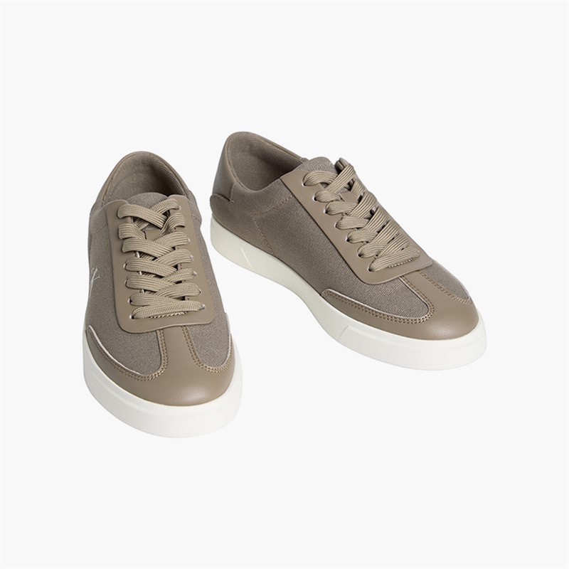 Calvin Klein Dame lav profil Cuspole træningssko Desert Taupe/Marshmallow - Billede 4