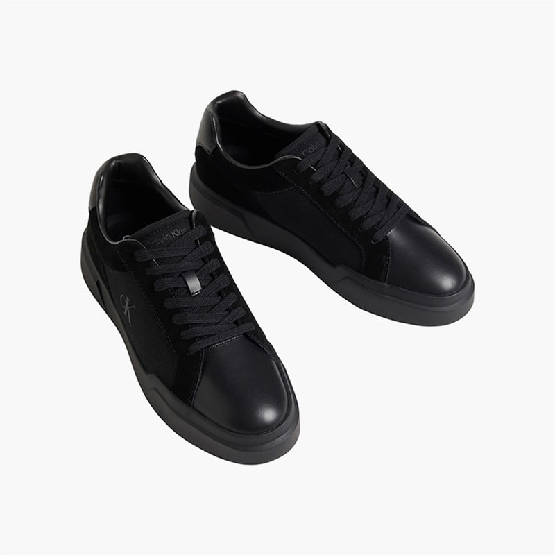 Calvin Klein Herre Chunky Cupsole Sneakers Triple Black - Billede 4