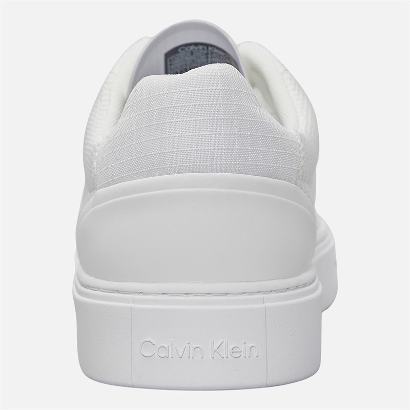 Calvin Klein Herre Klassiske Cupsole Træningssko Triple Bright White - Billede 3