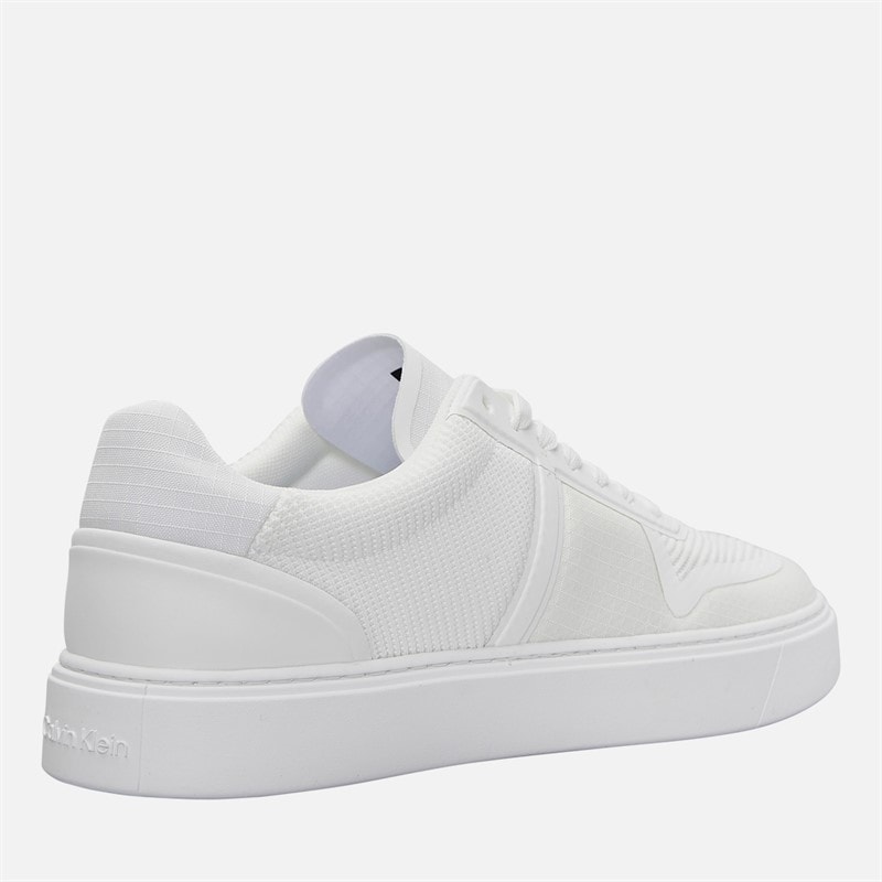 Calvin Klein Herre Klassiske Cupsole Træningssko Triple Bright White - Billede 5