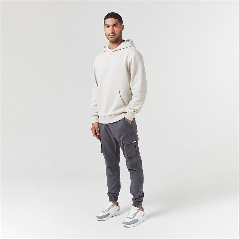 Closure London Herre Hoodie Og Cargo Bukser Sæt Sten/Antracit - Billede 2
