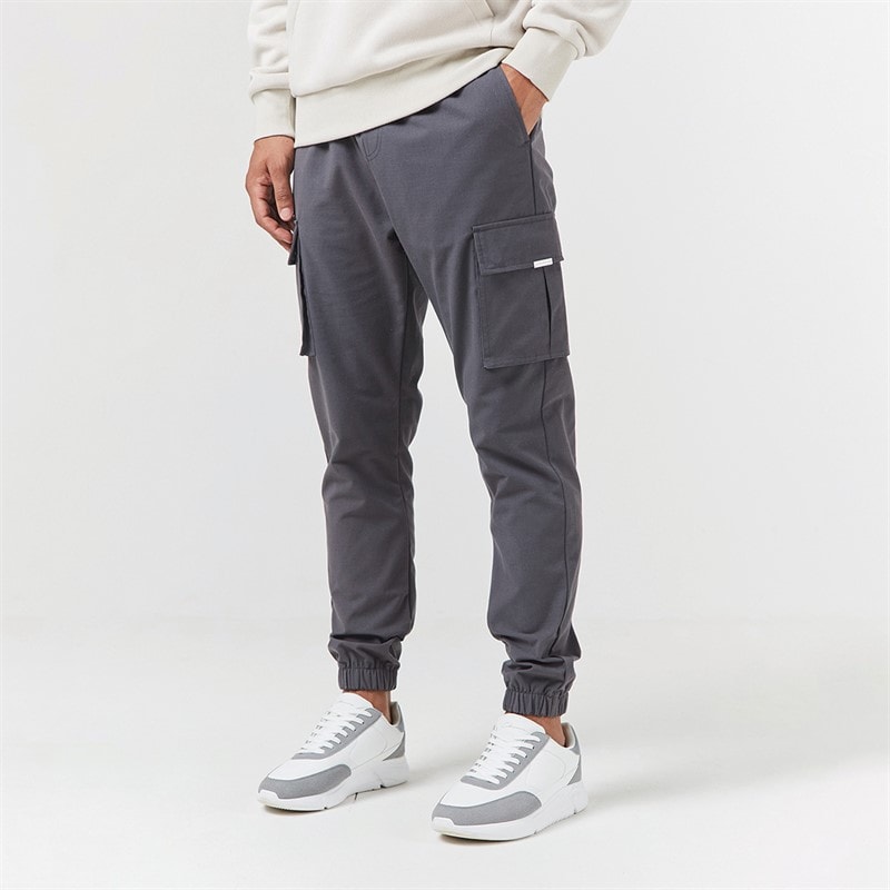 Closure London Herre Hoodie Og Cargo Bukser Sæt Sten/Antracit - Billede 5