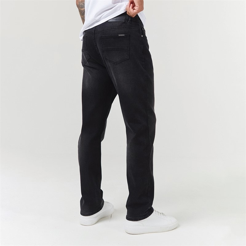 Closure London Herre Straight Fit Jeans Sort - Billede 2