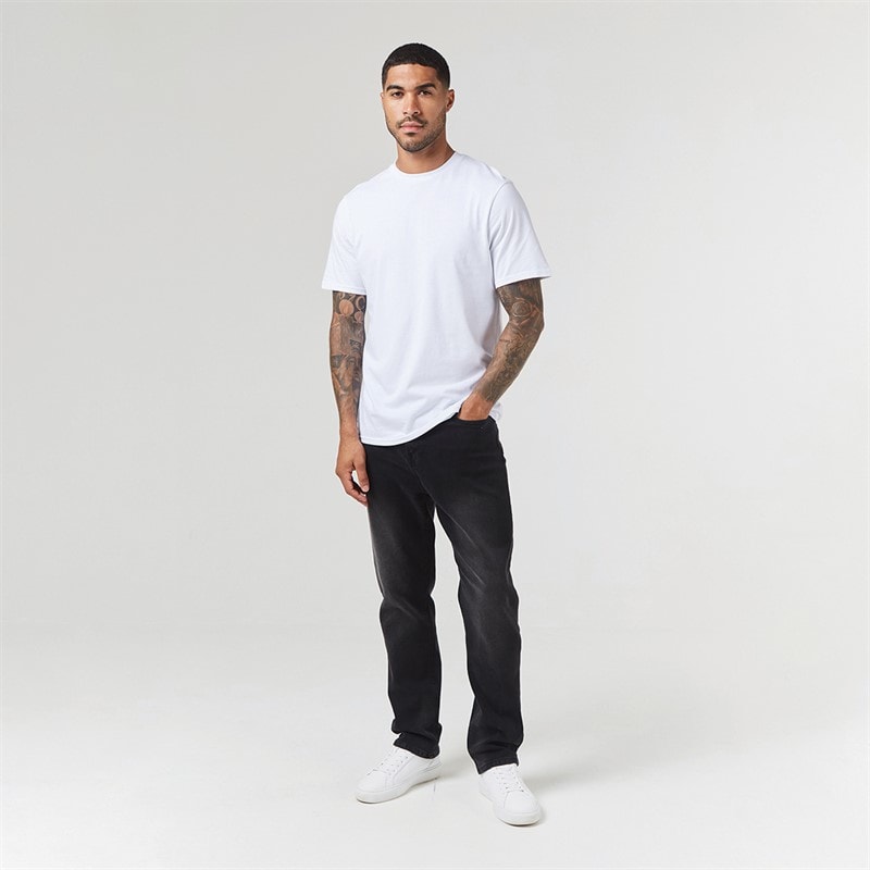 Closure London Herre Straight Fit Jeans Sort - Billede 3