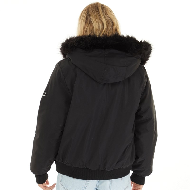 Closure London Dame Cropped Fur Parka Sort - Billede 2