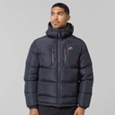 Closure London Herre Tech Logo Puffer Jakke Sort