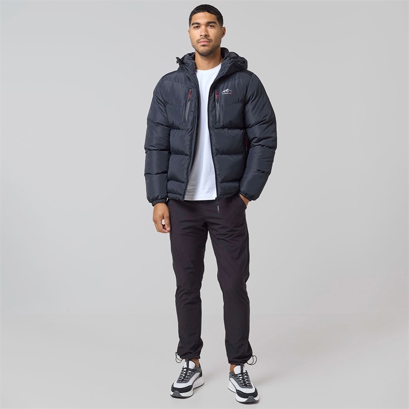 Closure London Herre Tech Logo Puffer Jakke Sort - Billede 4