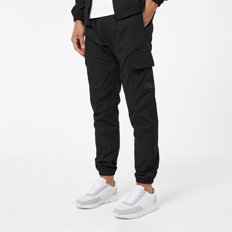 Closure London Herre Utility Cargo Bukser Sort - Billede 1