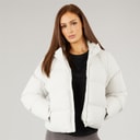 Closure London Dame Storm Cuff Kort Puffer Jakke Sten