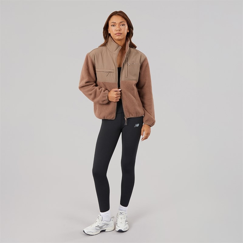 Closure London Dame Borg Tech Jakke Mokka - Billede 4