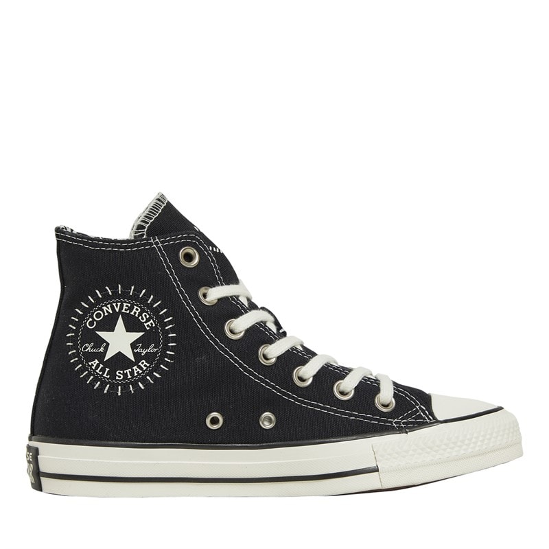Converse Dame Chuck Taylor All Star Lærredgummisko Sort