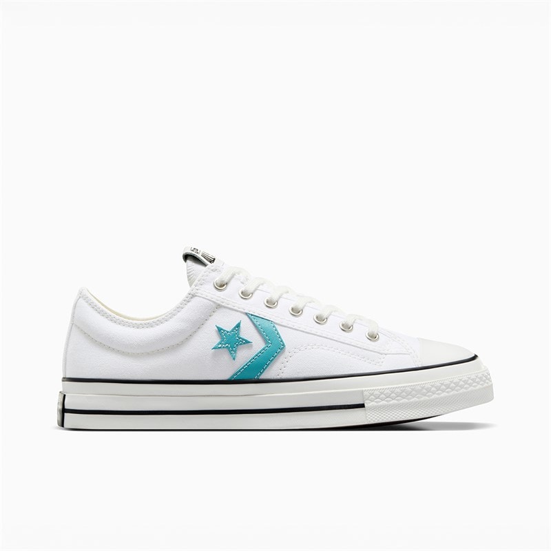 Converse Star Player 76 Ox Træningssko Hvid / Ocean Drip / Sort - Billede 5