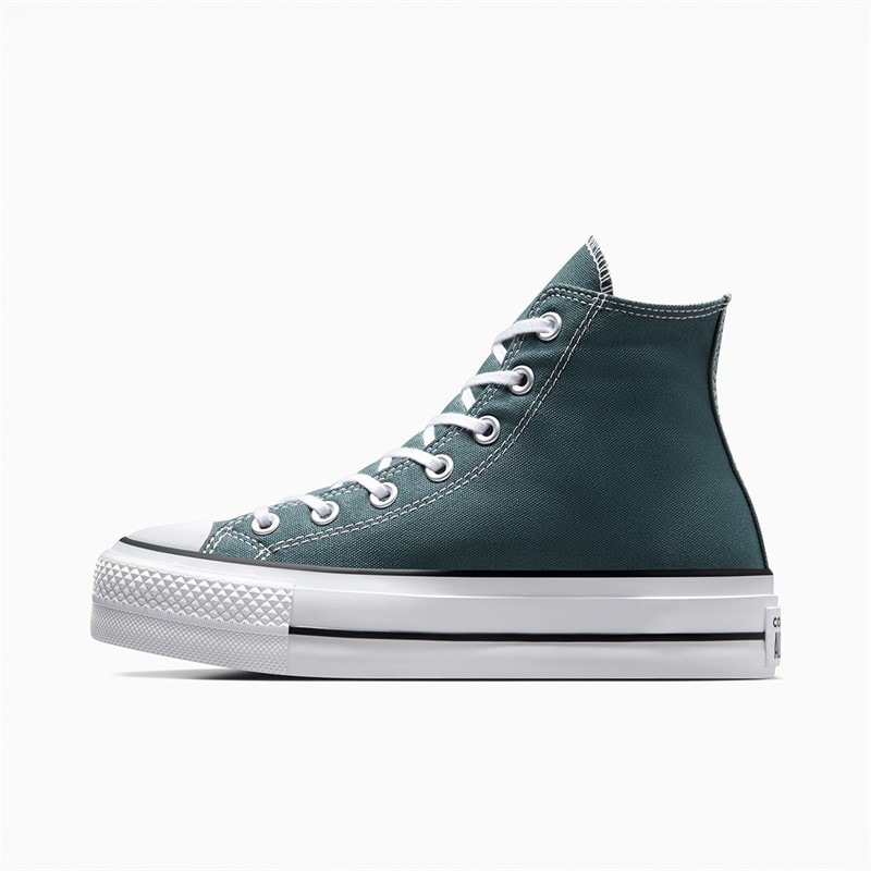 Converse Dame Chuck Taylor All Star Lift Platform Hi Træningssko True Nature / Natural Ivory - Billede 5