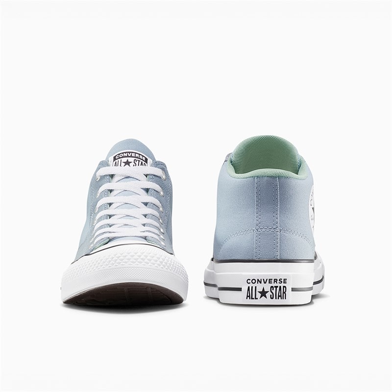 Converse Herre Chuck Taylor All Star Malden Street Mid Canvas og Suede Træningssko Wet Stone/White/Black - Billede 3