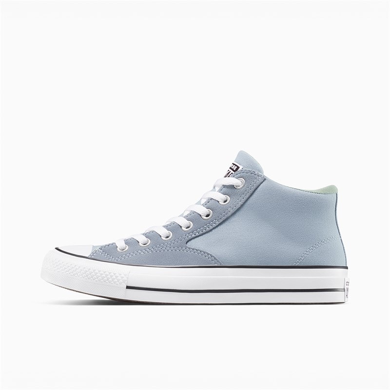Converse Herre Chuck Taylor All Star Malden Street Mid Canvas og Suede Træningssko Wet Stone/White/Black - Billede 5
