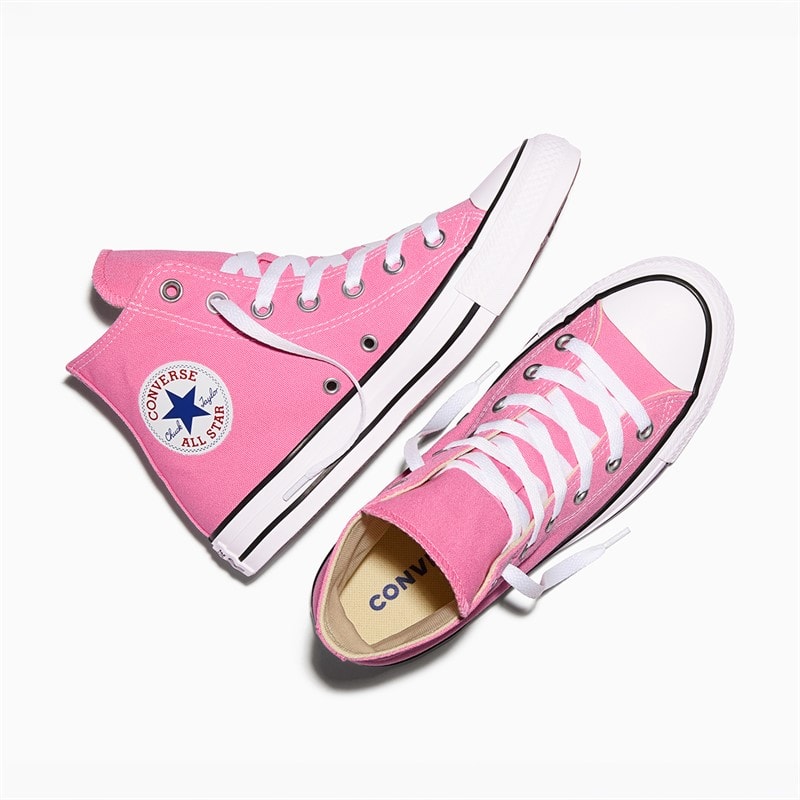 Converse Dame Chuck Taylor All Star Hi Træningssko Pink - Billede 4