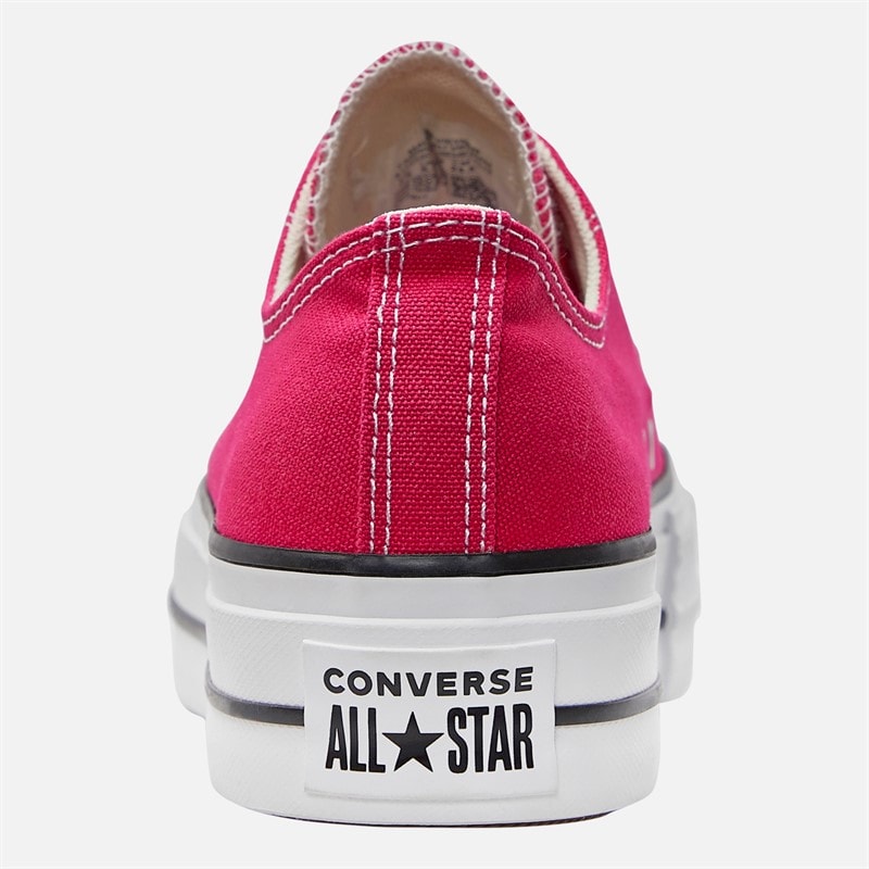 Converse Dame Chuck Taylor All Star Lift Platform Sneakers Cerise Pink/Hvid/Sort - Billede 3