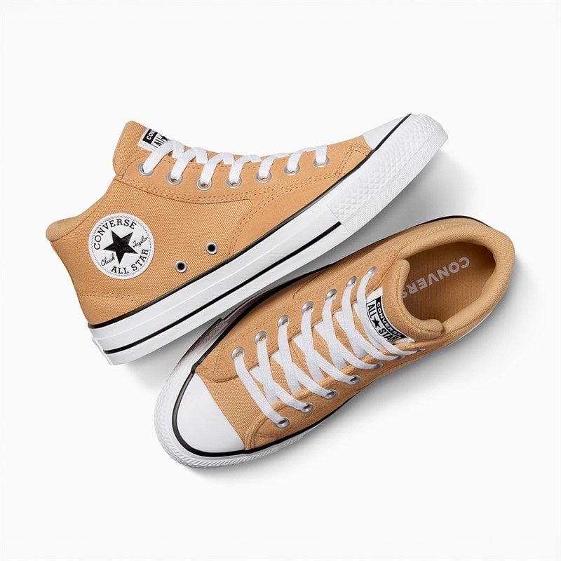 Converse Chuck Taylor All Star Malden Street Mid Sneakers Sandy Shore/Hvid/Sort - Billede 4