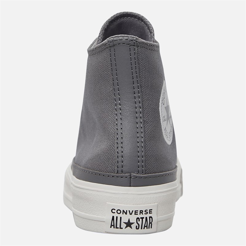 Converse Chuck Taylor All Star Hi Double Lace Træningssko Sharkskin/Vintage White - Billede 3