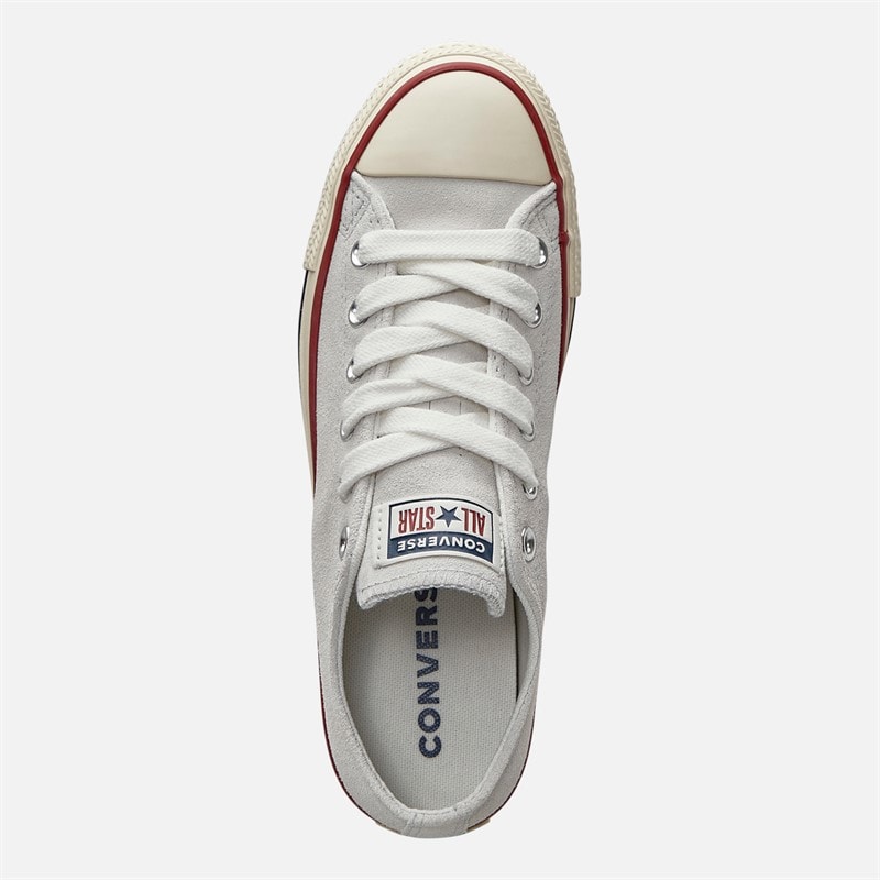 Converse Chuck Taylor All Star Ruskind Træningssko Barely Grey/Natural Ivory - Billede 4