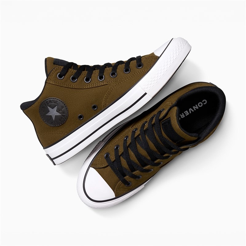 Converse Chuck Taylor All Star Malden Street Mid Træningssko Surplus Olive/Sort/Hvid - Billede 4