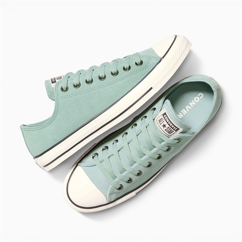 Converse Chuck Taylor All Star ruskind træningssko Mountain Teal/Egret/Sort - Billede 4