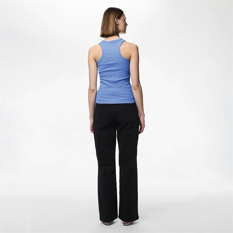 Pieces Dame Ruka Boxer Tanktop Fransk Blå - Billede 2