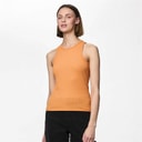 Pieces Dame Ruka Boxer Tank Top Tangerine