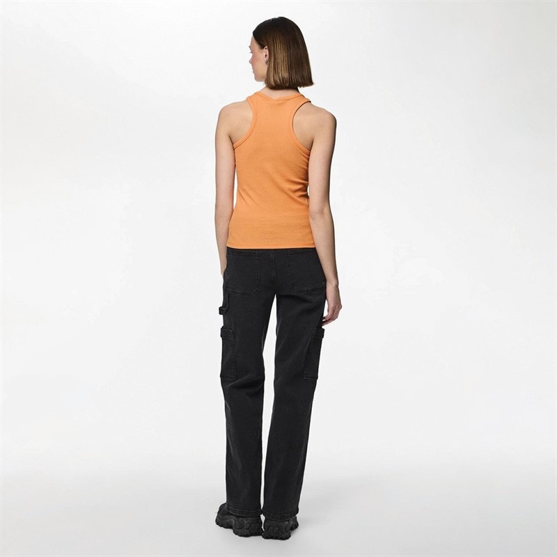 Pieces Dame Ruka Boxer Tank Top Tangerine - Billede 2