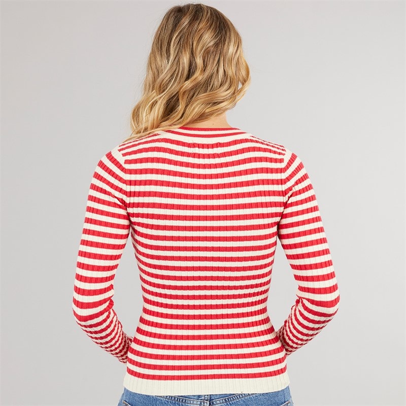 Pieces Dame Crista O Hals Strikket Sweater Lollipop - Billede 2