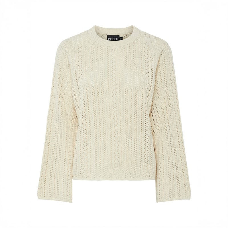Pieces Dame Mira Strik Top Birch