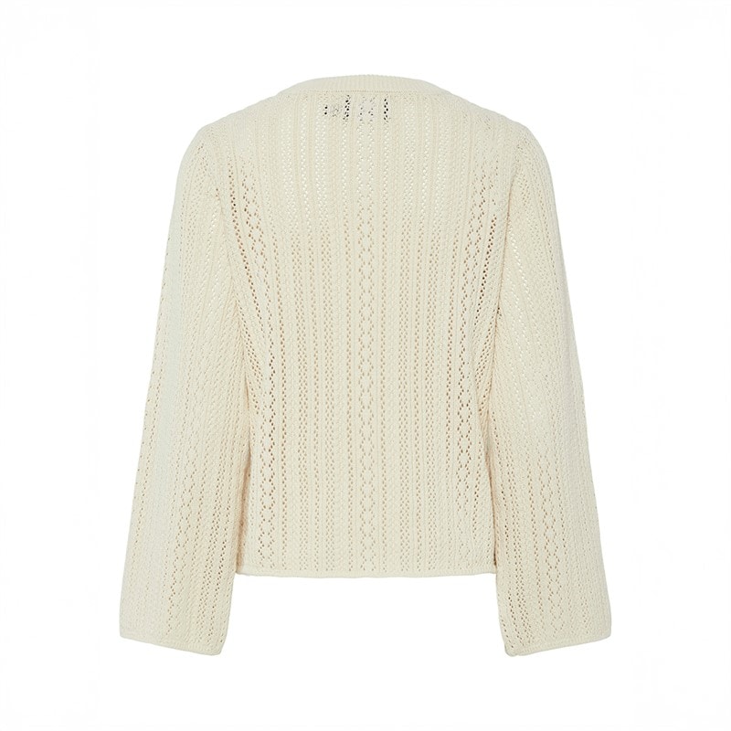 Pieces Dame Mira Strik Top Birch - Billede 2