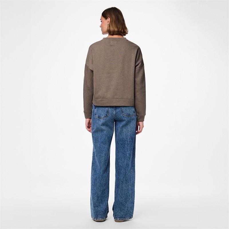 Pieces Dame Chili Langærmet Sweater Morel - Billede 2