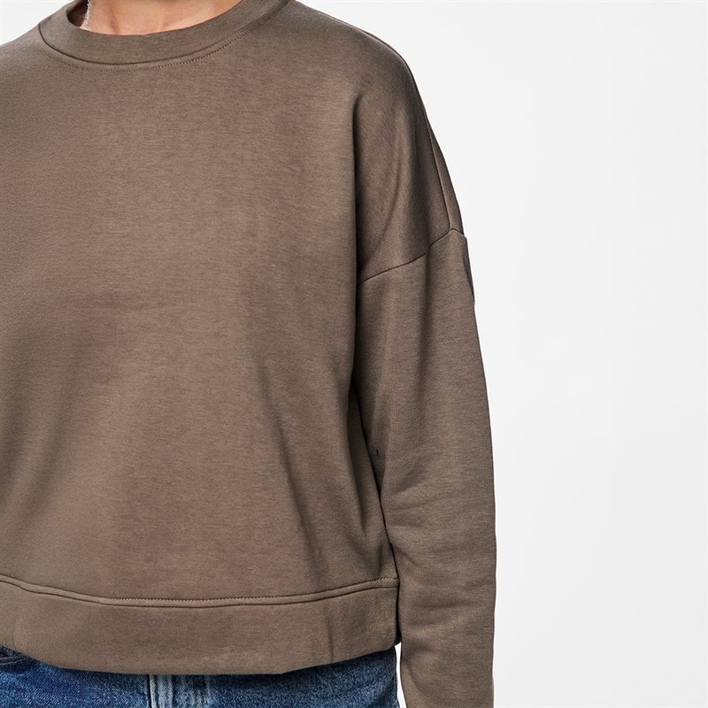 Pieces Dame Chili Langærmet Sweater Morel - Billede 3