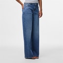 Pieces Dame Selma vide ben jeans Medium Blue Denim