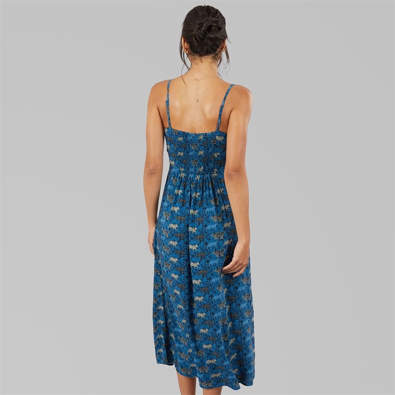 Pieces Dame Billo T Shirt French Blue Leopards - Billede 2