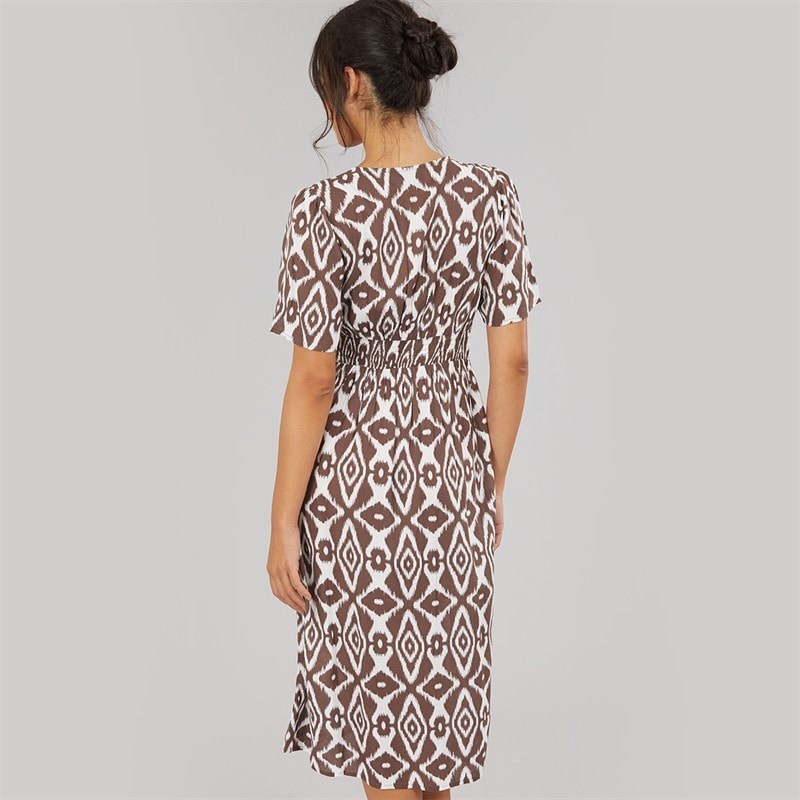 Pieces Dame Tala Midikjole Cloud Dancer - Billede 2