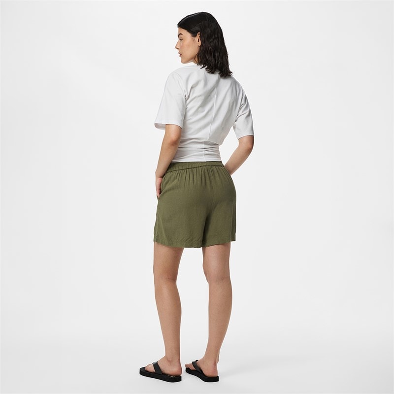Pieces Kvinder Pia Shorts Deep Lichen Green - Billede 2
