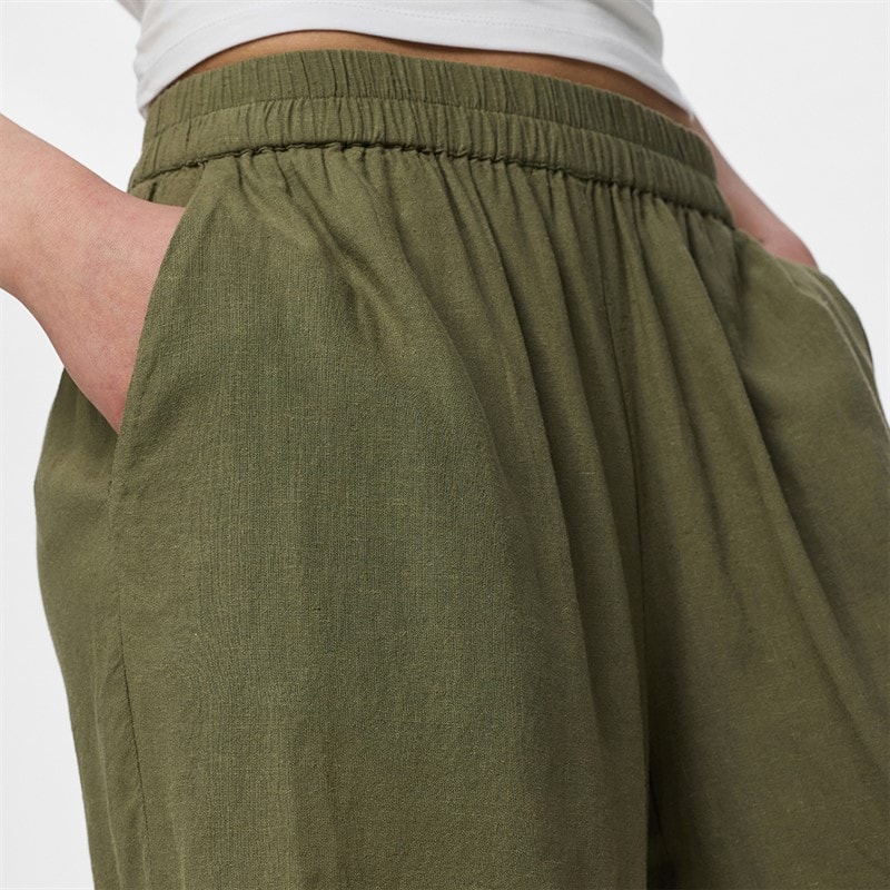 Pieces Kvinder Pia Shorts Deep Lichen Green - Billede 3