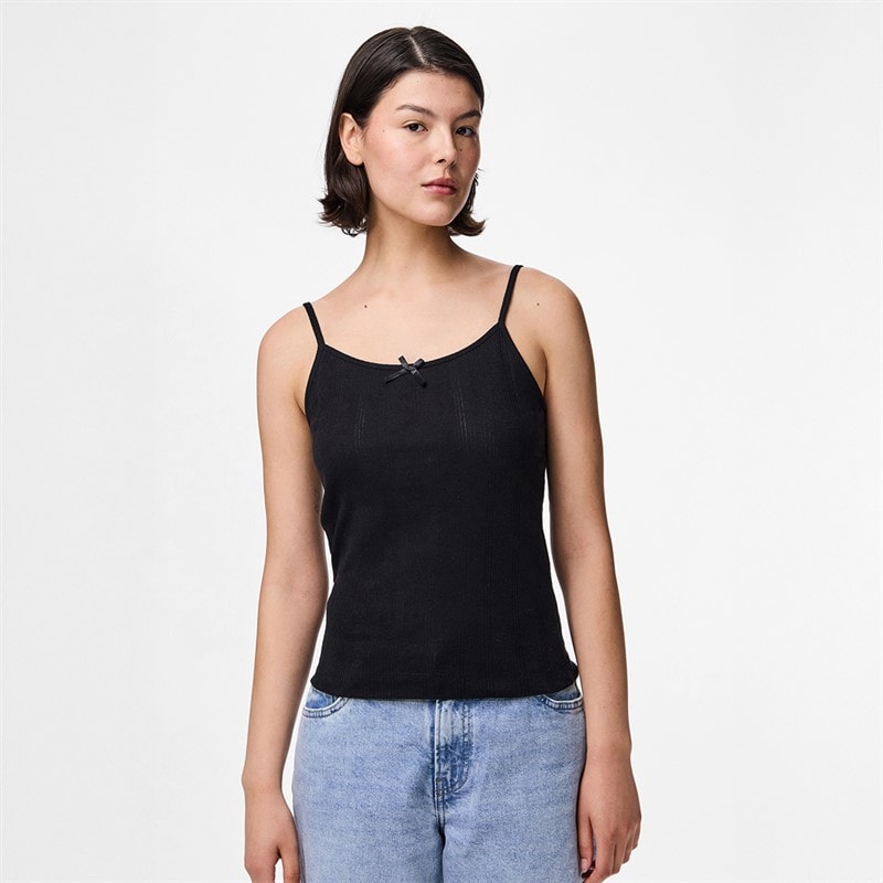 Pieces Dame Marie Vest Sort