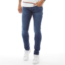 Crosshatch Herre Buraca Slim Fit Jeans Stonewash