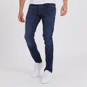 Crosshatch Herre Buraca Slim Fit Jeans Mørk Vask