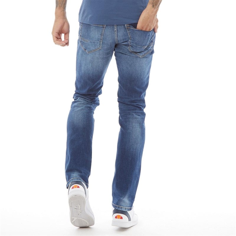 Crosshatch Herre New Svelte Skinny Jeans Denim - Billede 2