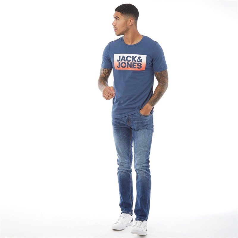 Crosshatch Herre New Svelte Skinny Jeans Denim - Billede 3