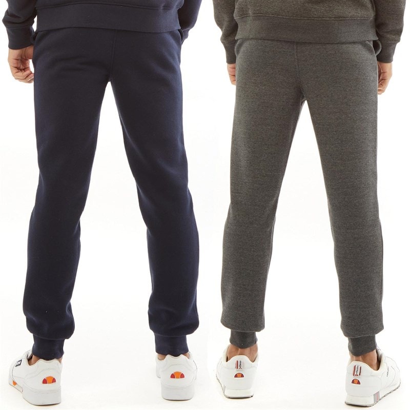 Crosshatch Herre Joggingbukser Topak Navy/Charcoal Marl - Billede 2