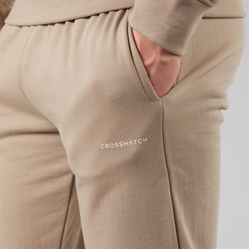 Crosshatch Herre Traymax Joggingbukser To-pak Khaki/Sten - Billede 3