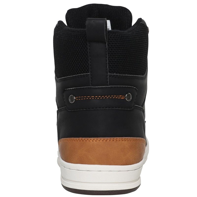 Crosshatch Herre Staiger Hi-Top Træningssko Sort - Billede 3