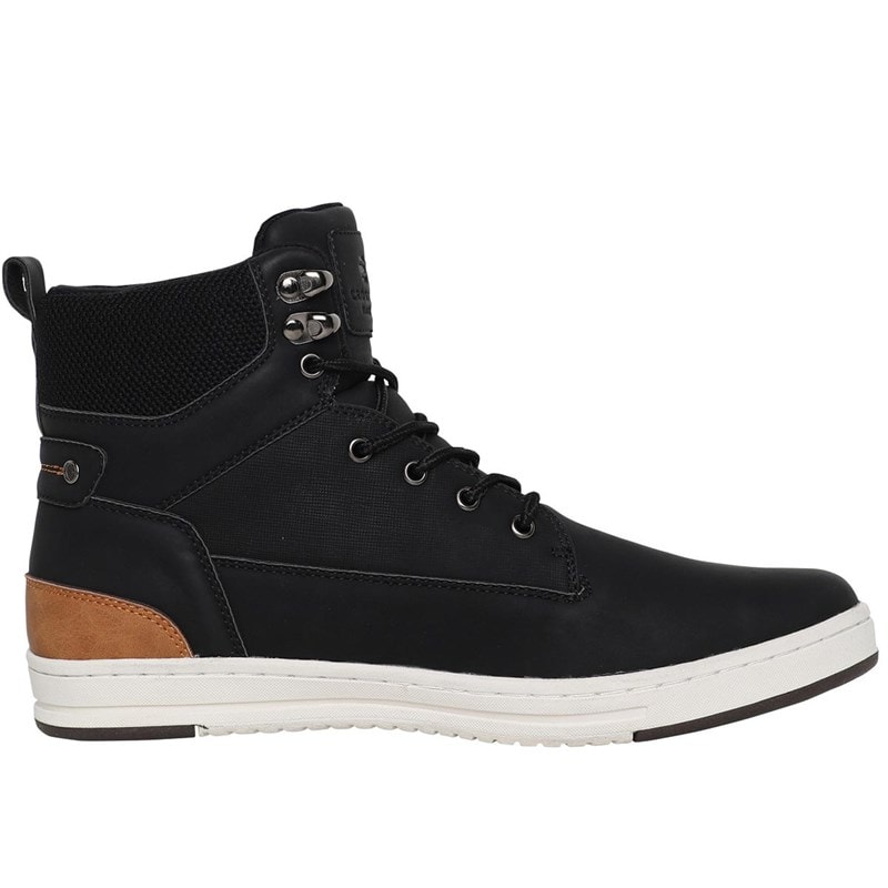 Crosshatch Herre Staiger Hi-Top Træningssko Sort - Billede 5