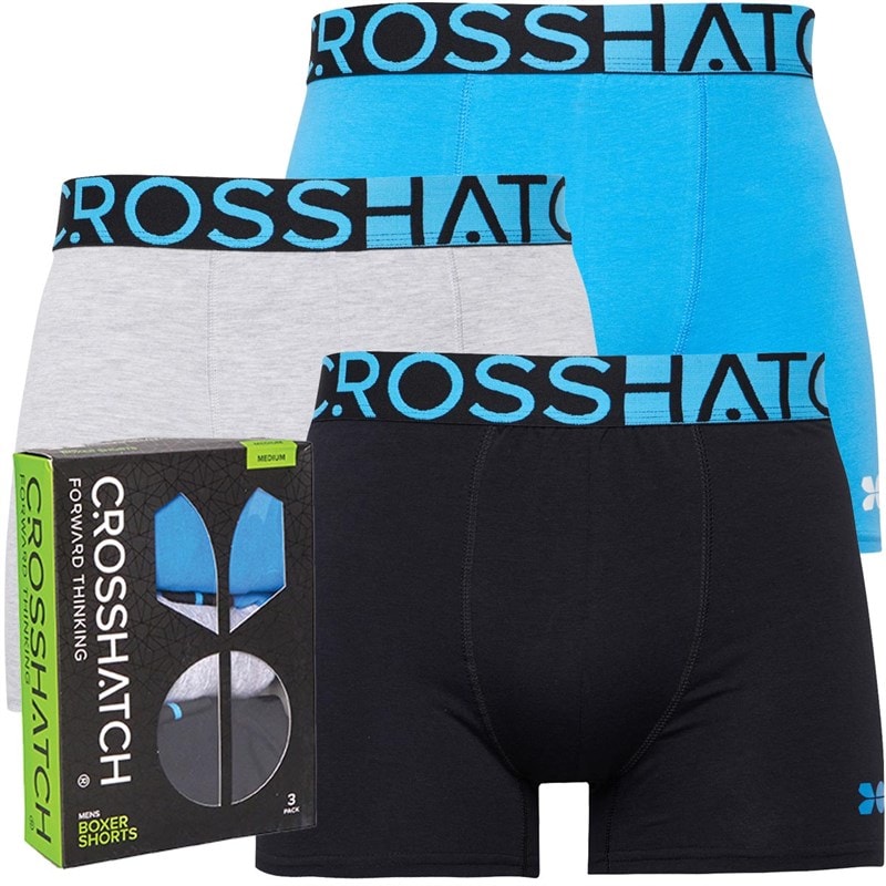 Crosshatch Herre Dumas Boxer shorts Sort - Billede 1